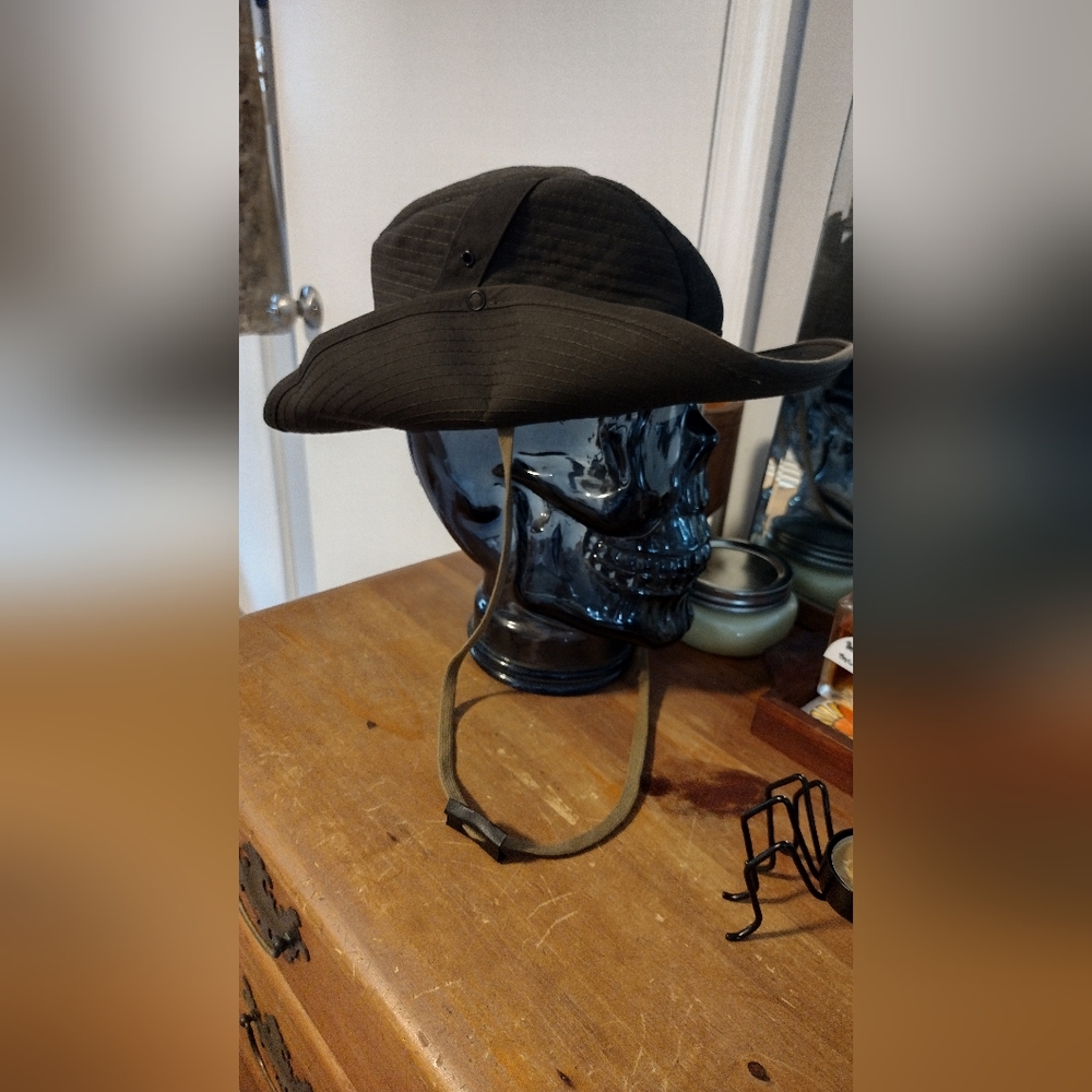 Vintage LL Bean Water Repellent Canvas OD Green Safari Boonie Hat